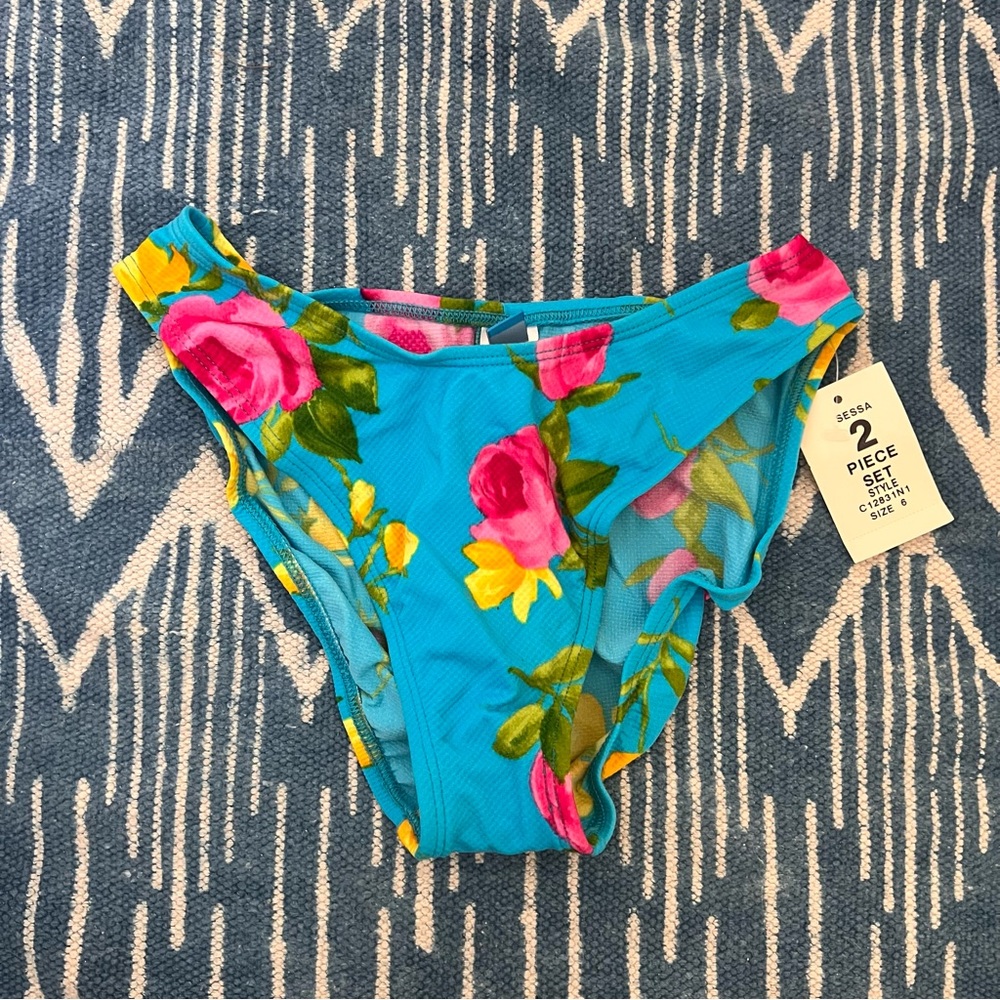 Dead Stock Y2K Rose Bikini Bottoms